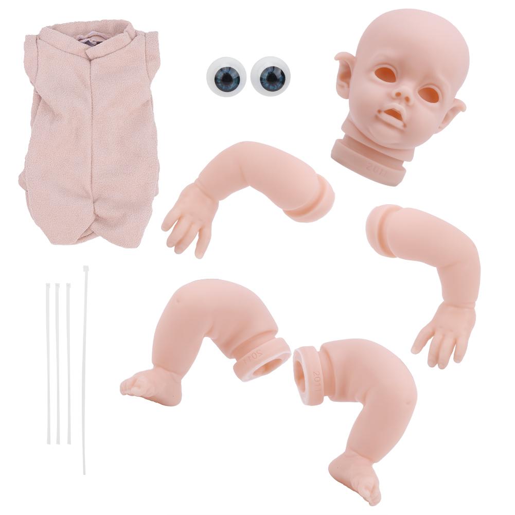 12-дюймовые виниловые куклы Reborn наборы DIY неокрашенные куклы Reborn Baby Mold наборы деталей ToyWhite 12 дюймов