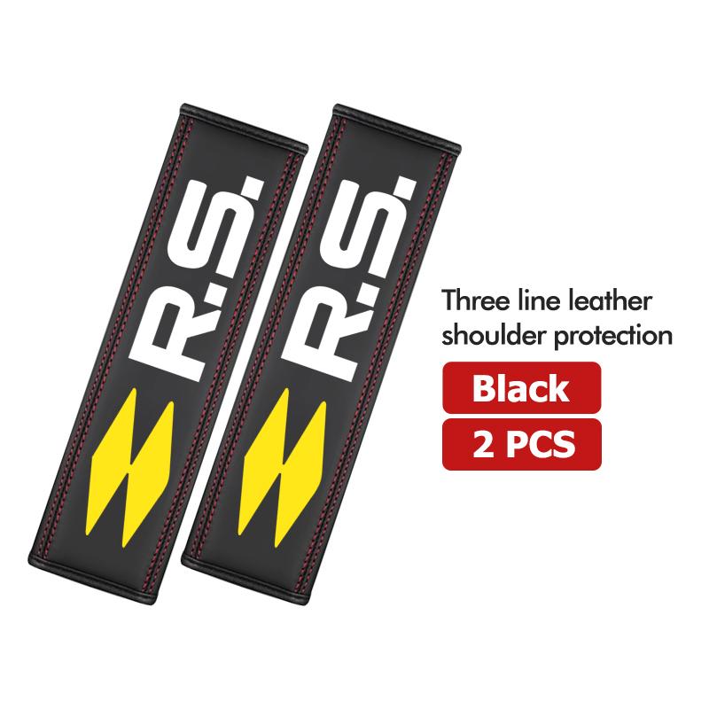 Car Seat Belt Cover Shoulder Strap Protector Pad Accessories For Renault Dacia RS Megan Scenic Logan Laguna Clio 3 4 KadjarR
