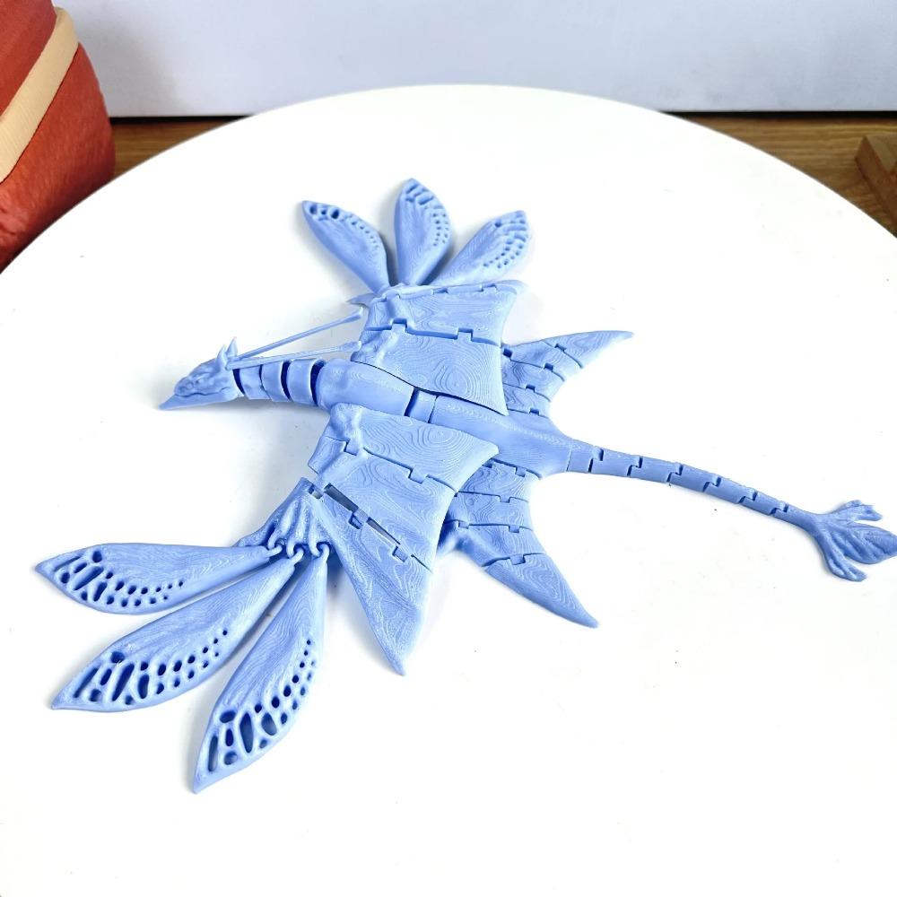 Аватар Икран Банши 3D-печатная подвижная фигурка Настольный декор Для коллекционеров Геймеров Подростков Хэллоуин Офисный стол Подарок