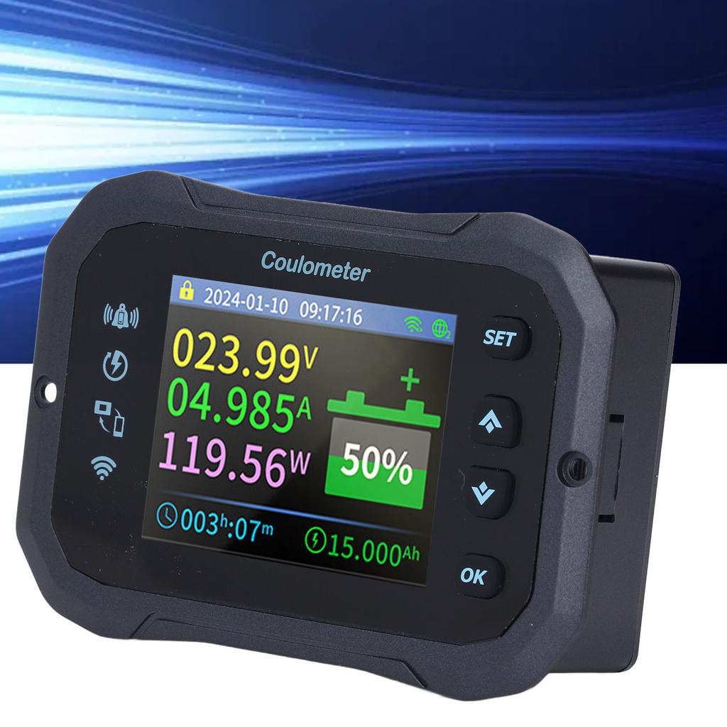 Монитор батареи WIFI пульт дистанционного управления 10-100 В 400 А емкость батареи напряжение монитор датчик для автофургона