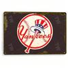 Винтажная металлическая жестяная табличка New York Yankees, настенный декор с бейсбольной тематикой, ретро, для спортивного бара, паба, мужской комнаты