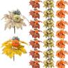 Realistic Pumpkin Maple Leaf Bundle DIY Artificial Pumpkins  Thanksgiving & Halloween Decor
