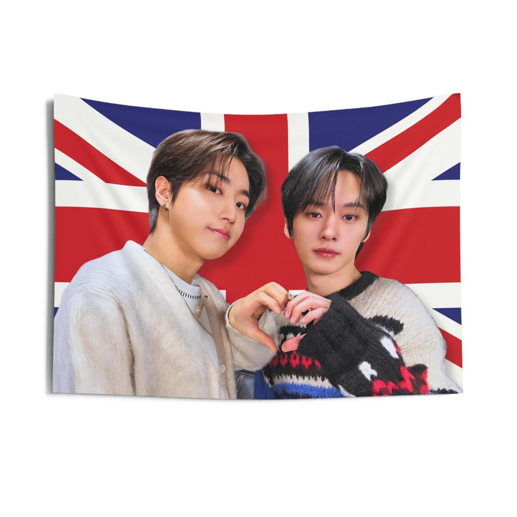 HHan Lee KKnow Логотип Kpop Настенный Гобелен Баннер Спальня Улица Гостиная Столовая Бар Настенное Украшение Вечеринка