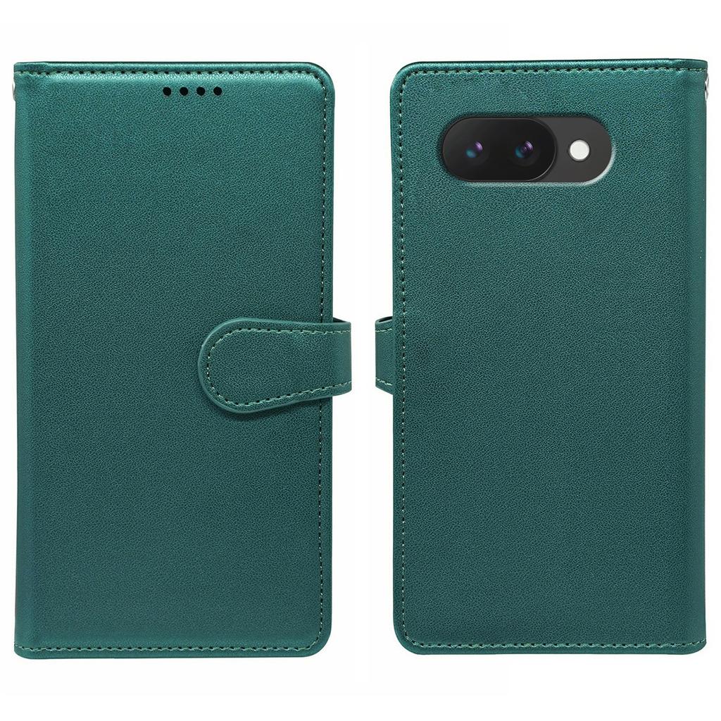 For Google Pixel 9a Case with 9 Card Slots PU Leather Stand Phone Cover
