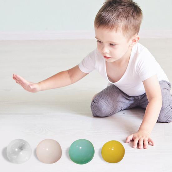 100 шт. Шарики для сухого бассейна Утолщенные Экологичные Гладкие Многоразовые Устойчивые к укусам Практические навыки