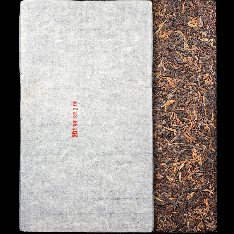 2018 Ripe Puerh Tea Menghai Age-fermented Compressed Shu Puerh Tea 1000g
