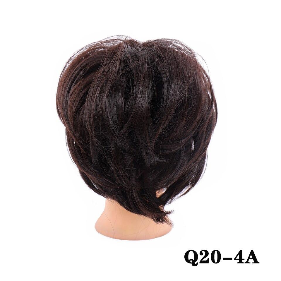 LUPU Короткие прямые шиньон синтетические волосы пучок резинка резинка для волос хвост шиньон для женщин хвосты натуральные накладные волосы