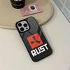 Игровой чехол RUST для телефона iPhone 17 16 15 14 Air 13 12 11 Pro Max Mini Plus Fundas Чехол PC+TPU