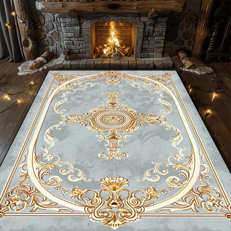 Living Room Decoration European Style Carpets Home Luxury Large Area Rug Hall Sofa Side Floor Mat Hotel Doorway Hallway Carpet