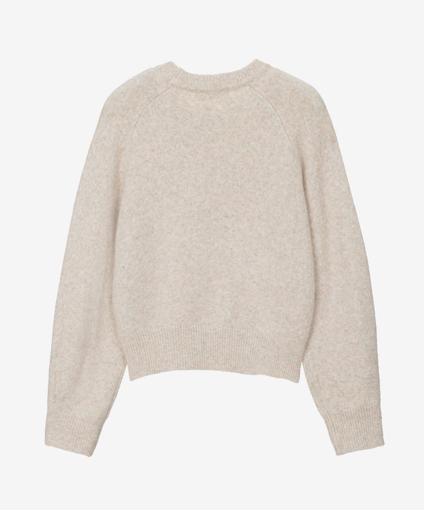 MIND BRIDGE WOMEN [W][Air Wool] Round Neck Knit - 2 Colors