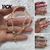 Prayer Beads Bracelet Rosary Magnetic Closure Handmade Christian Daily Lightweight Easy To Wear Spiritual Jewelry Gift