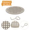 Stainless Steel Shower Sink Strainer Drain Hair Filter Cover For Bathroom Shower