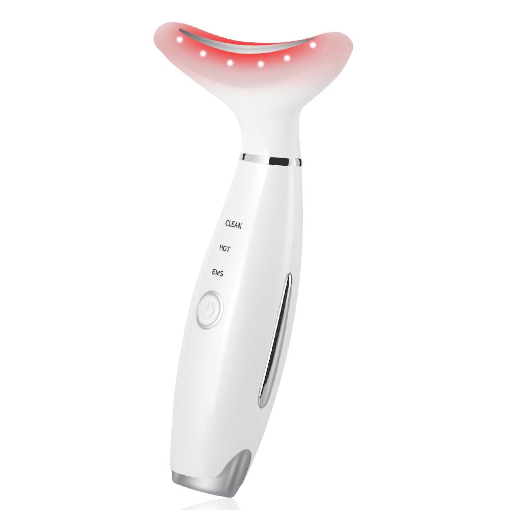Neck And Face Beauty Device Face V-line Neckline Slimmer Neck Lifting Vibration Facial Massager Double Chin Reducer Skin Care