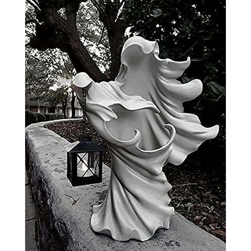 Halloween Witch Hats Ghost Lanterns Decorative Items Home and Courtyard Designs Ghost Horror