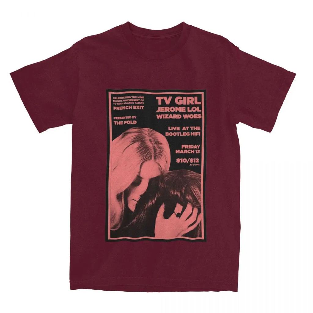 TV Girl French Exit Мужская женская футболка Merch Crazy Tee Shirt Футболки Графический принт Одежда