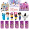 12 шт./стиль K-pop Охота на демонов Аниме Фигурки Случайная серия Blind Box Украшения ПВХ Модель Куклы Игрушка Для Детских Рождественских Подарков