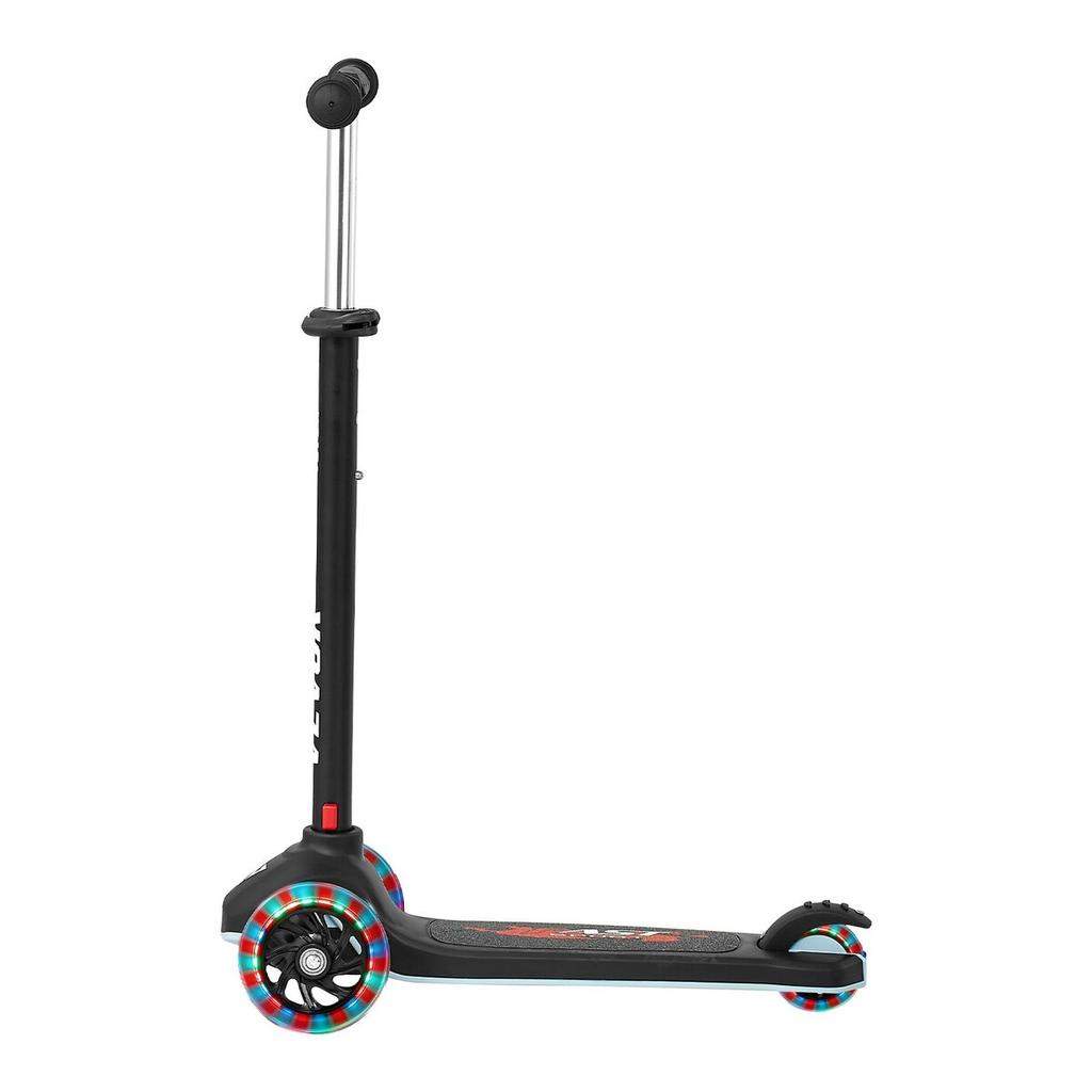 Kick Scooter for Kids Ages 3+, 3-Wheel Toddler Scooter with Light-Up Wheels, Adjustable Height Handlebar, Wide Anti-Slip Deck, Lightweight Aluminum