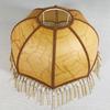 Beaded Tassel Lamp Shade Fabric E27 Lamp Cover Vintage Fringe Lamp Shades