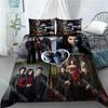 Модный набор постельного белья Damon Salvatore Дневники вампира Односпальный Twin Full Queen King Size Комплект постельного белья Детская спальня Комплекты пододеяльников Постель