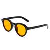  Oval Sunglasses Women Fashion Clear Black Orange Shades Retro Rivets Men Punk Trending Sun Glasses UV400