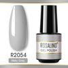 ROSALIND Mini Nail Polish Gel Semipermanent UV Multiple Colors Varnish Hybrid Nail Art Soak Off Top Base Coat Regular Gel Lacquer