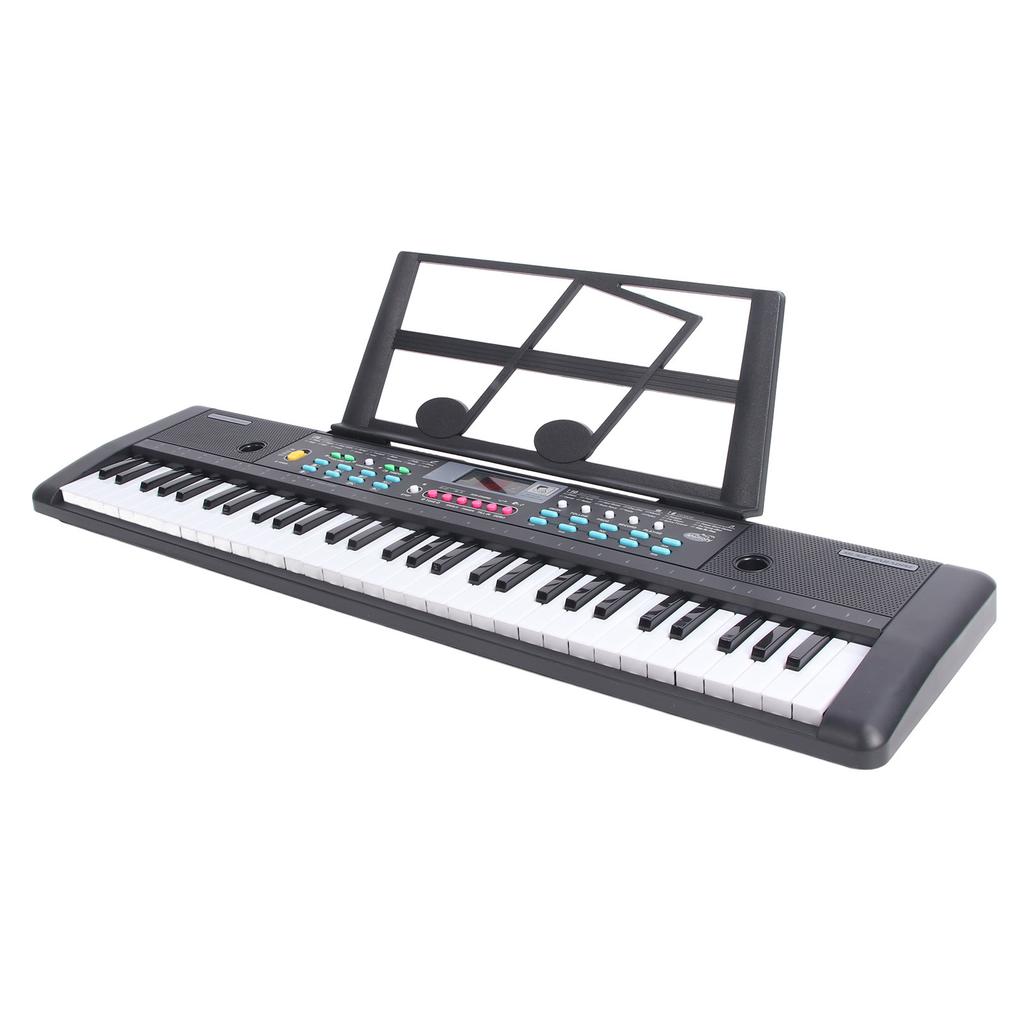 61 клавиша детское пианино со встроенным микрофоном 5 песен многофункциональная музыкальная клавиатура игрушка для раннего