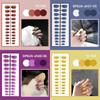 Wearable Short Round Head False Nails Full Cover Press-on Nails New Solid Color Fake Nails  Women