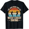 Цитата в стиле свинг-музыки West Coast для футболки эксперта по West Coast Swing