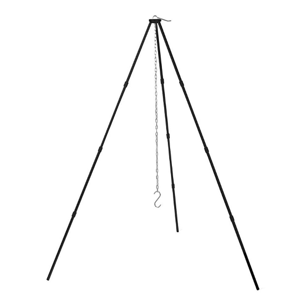 Тренога для костра из алюминиевого сплава, съемная подставка, нержавеющая сталь, цепь, рамка для котелка, инструмент, оборудование для пикника и приготовления пищи