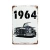 Vintage Car Decoration 80s GTI Sports Classic Car Metal Tin Sign Plaque Garage Man Cave Living Room Home Wall Art 8x12 Inch