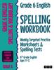 Книга Grade 6 English Spelling Workbook : Weekly Targeted Practice Worksheets & Spelling Tests (6th Grade English Ages 11-12)