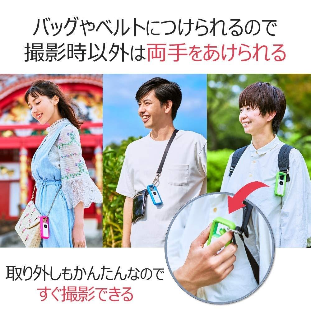 Canon Камера iNSPiC REC ЗЕЛЕНЫЙ Зеленый (небольшойводонепроницаемыйпрочный) Носимая камера FV-100 GREEN