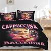 Постельное белье Cappuccina Ballerina - 3 предмета, пододеяльник, подарок для спальни, без наполнителя B146