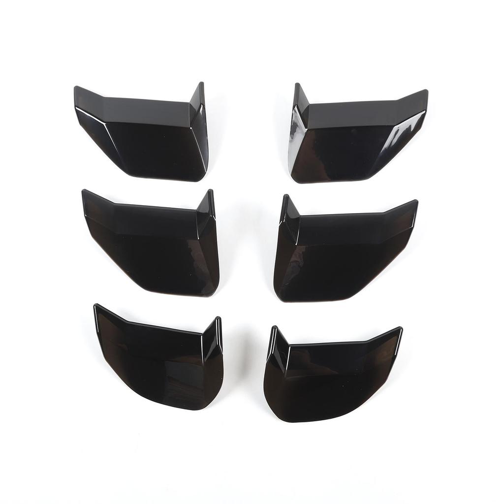 Автомобильный задний фонарь, задний фонарь, защитная накладка для Ford Mustang 2018-2023, внешние аксессуары, дымчатый черный, 6 шт.