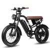 Электровелосипед для взрослых Maxturn Mx10 с мотором 250 Вт, 20-дюймовыми широкими шинами, полной подвеской, двойными дисковыми тормозами, максимальной нагрузкой 150 кг