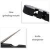 Карманный точильный инструмент для улицы, высокая твердость, алмазный материал, мини-точилка для ножей, портативная шлифовка рыболовных крючков, многофункциональный инструмент для заточки ножей