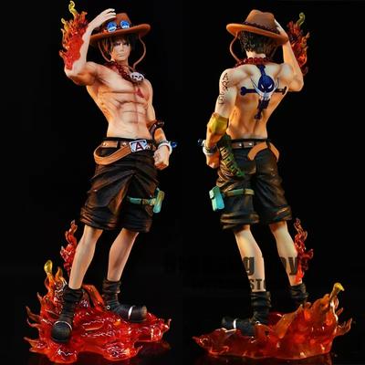 23-сантиметровая фигурка Эйса из аниме One Piece, коллекционная статуэтка из ПВХ, модель куклы, украшение, игрушка, подарок на день рождения.