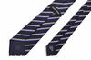 Галстук Giorgio Armani с полосатым узором, шелковый галстук, ширина меча ega22w011 УЛЬТРАМАРИНОВЫЙ СИНИЙ, темно-синий [Giorgio Armani] Мужской (Размер 8см) 2F910-05236