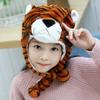 Neck Warmer Plush Moving Hat Animal Animal Hat Headgear Bomber Hat Animal Earflap Hat  Christmas
