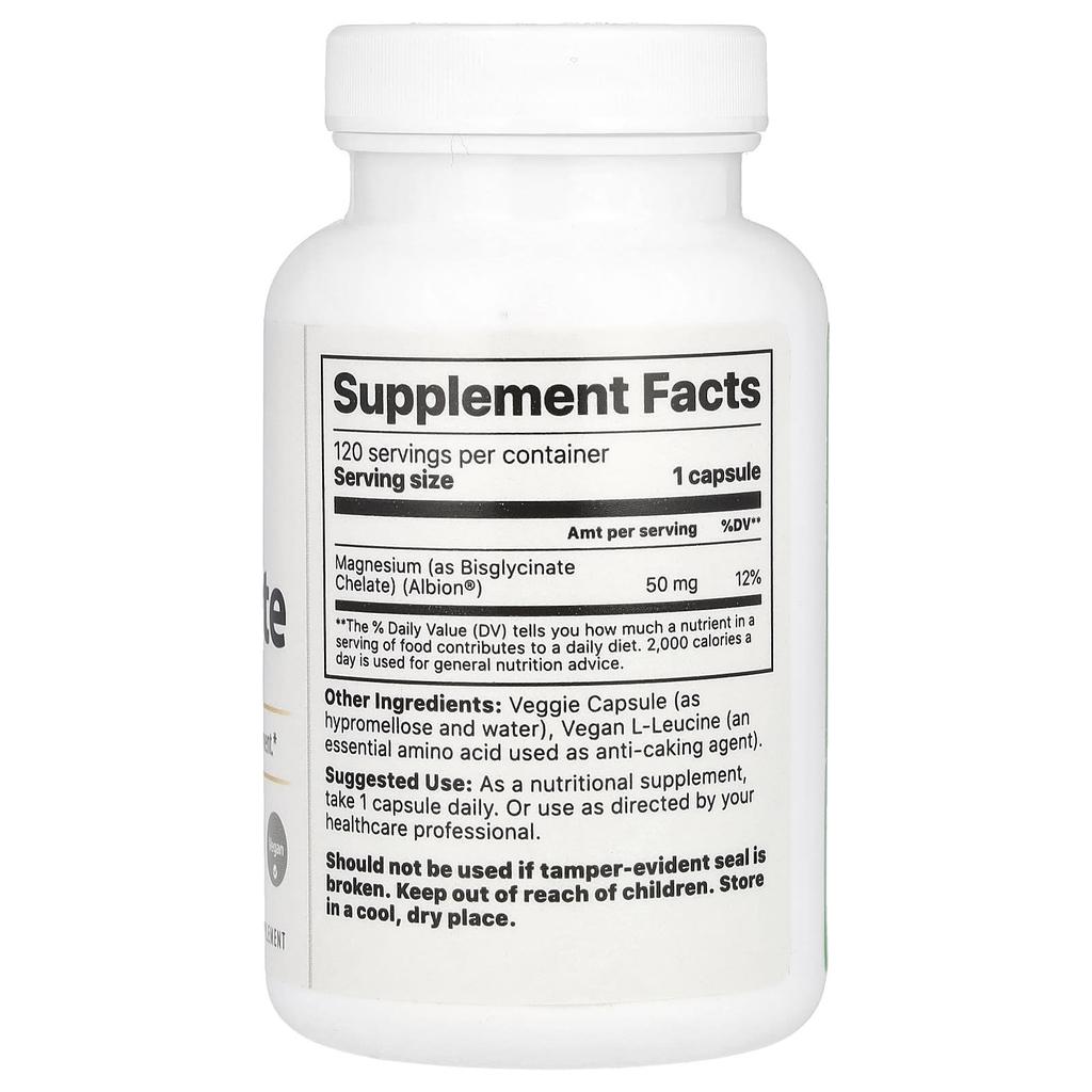 Magpure™ Glycinate, 120 Capsules (50Mg per Capsule)