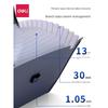 Deli 13-Grid Bill Test Paper Classification Business File Holder