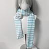 Winter Cat Paw Scarf Y2K Stripe Scarf Fashion Knitted Scarf  Party