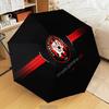 Atletico Paranaense Crest Automatic Folding Umbrella - 8-Rib Travel Umbrella with Auto Open/Close & Portable Gifts for holidays or birthdays