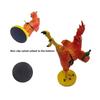 Resin Rooster Sculpture Funny Animal Miniatures Figurine Drunken Kung Fu Chicken Statue  Gift