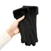 Thick Plush Gloves Touchscreen Cycling Mittens Fashion Driving Gloves  Running