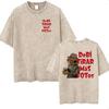 Debi Tirar Mas Fotos Album  Print T Shirt Bad Bunny Vintage Washed Oversized Tshirts Men Women Casual Clothing Tshirt Tops