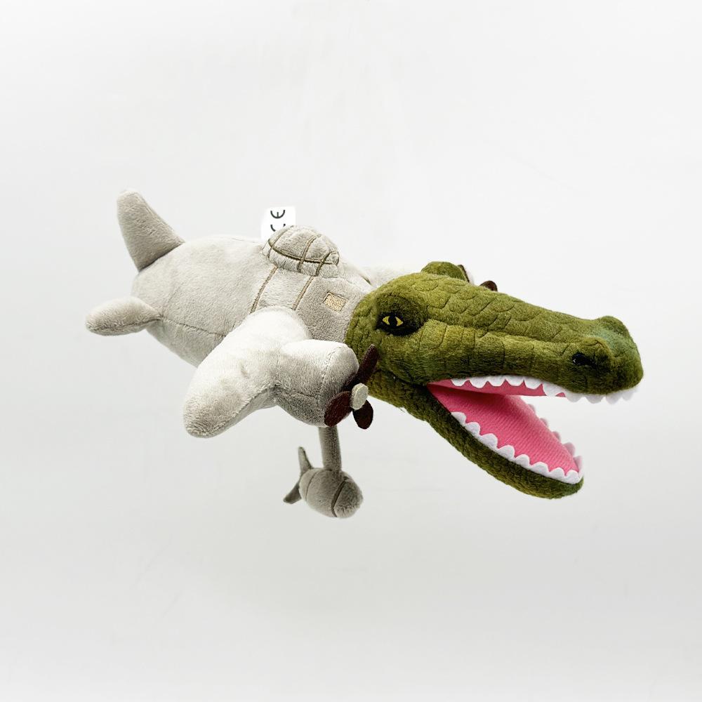 Плюшевые игрушки Bombardiro Crocodilo Итальянский мем про мозговую гниль Плюшевые игрушки Набитые игрушки Милые Детские Мальчики Девочки Подарок на День Рождения Рождество