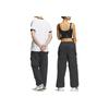 Adidas Originals X Hamcus Collaboration FW23 Три полоски Съемные брюки-карго Утилита Унисекс Брюки Угольно-черные IX7082