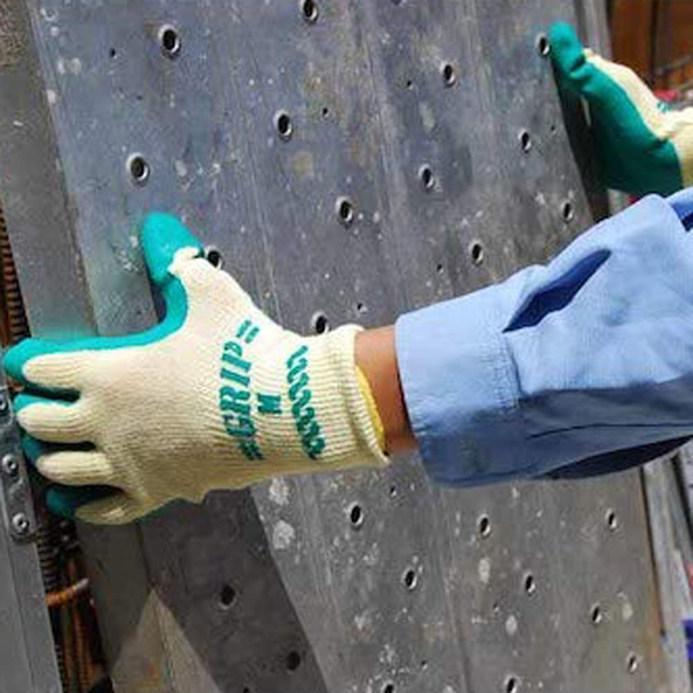 Showaglove Work Gloves 313 Grip Soft Pack of No. Type, Medium, Green, 3-Pair (Set 2)