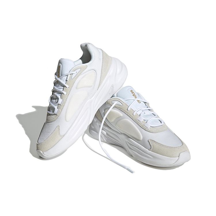 adidas Neo Ozelle Удобные Модные Тканевые Кожаные Амортизирующие Нескользящие Износостойкие Легкие Низкие Повседневные Кроссовки для Бега H06121
